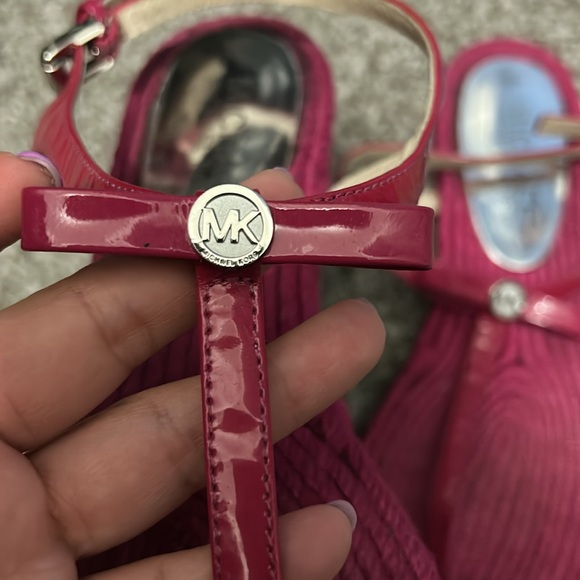 Michael Kors Fuchsia Sandals - Picture 3 of 5